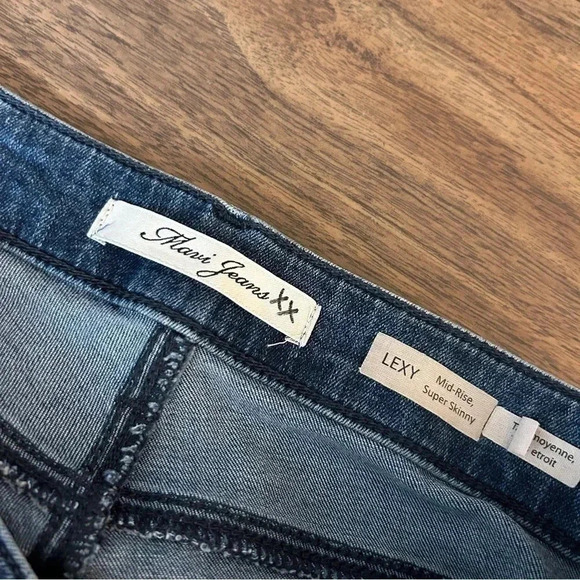 ❤️ Mavi jeans embellished lexy mid rise super skinny 25 - Picture 6 of 11